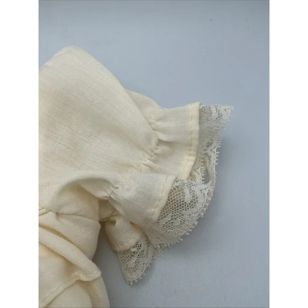 Vintage‎ Christian Dior Enfante Newborn Dress Cream Lace Heirloom Quality